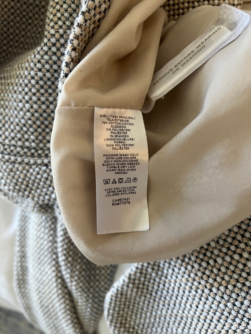 Ann Taylor Textured Single-Button Blazer - Picture 8 of 8